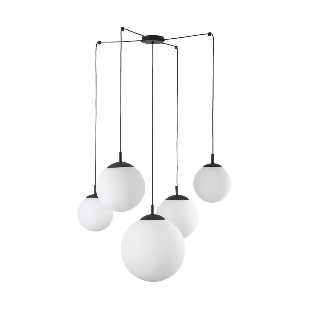 Lampa wisząca TK-Lighting ESME TKL4791  Lampa sufitowa kolor - czarny - biały styl Nowoczesny  Glamour