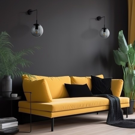 Kinkiet TK-Lighting ESME TKL5386 kolor - czarny - grafitowy styl Nowoczesny  Loftowy