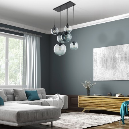 Lampa wisząca TK-Lighting ESME TKL5384  Lampa ścienna kolor - czarny - grafitowy styl Nowoczesny  Glamour