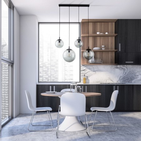 Lampa wisząca TK-Lighting ESME TKL5381  Lampa sufitowa kolor - czarny - grafitowy styl Nowoczesny  Industrialny