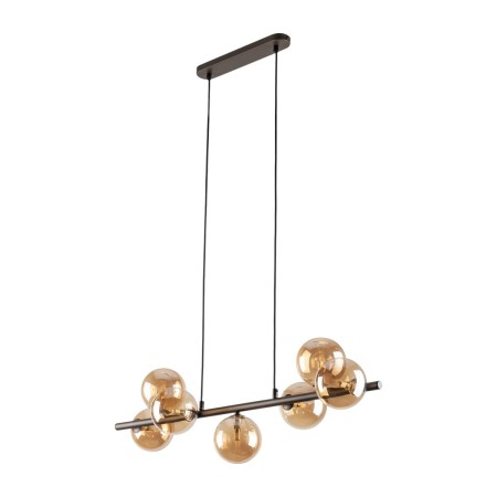 Lampa wisząca TK-Lighting ESTERA TKL4506  Lampa sufitowa kolor - brązowy - bursztynowy styl Nowoczesny  Glamour