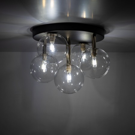Lampa sufitowa TK-Lighting NILOS TKL758 kolor - złoty - czarny styl Nowoczesny  Glamour