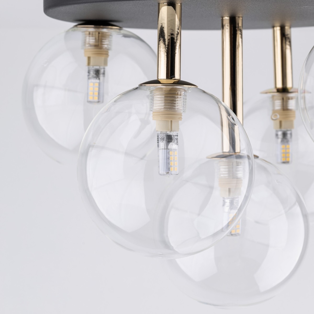 Lampa sufitowa TK-Lighting NILOS TKL758 kolor - złoty - czarny styl Nowoczesny  Glamour