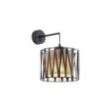 Lampa ścienna TK-Lighting HARMONY TKL5950  Kinkiet kolor - czarny - juta styl Nowoczesny  Klasyczny