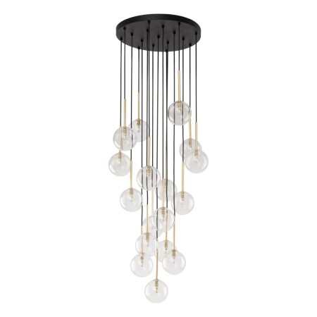 Lampa wisząca TK-Lighting NILOS TKL5945  Lampa sufitowa kolor - złoty - czarny styl Nowoczesny  Glamour