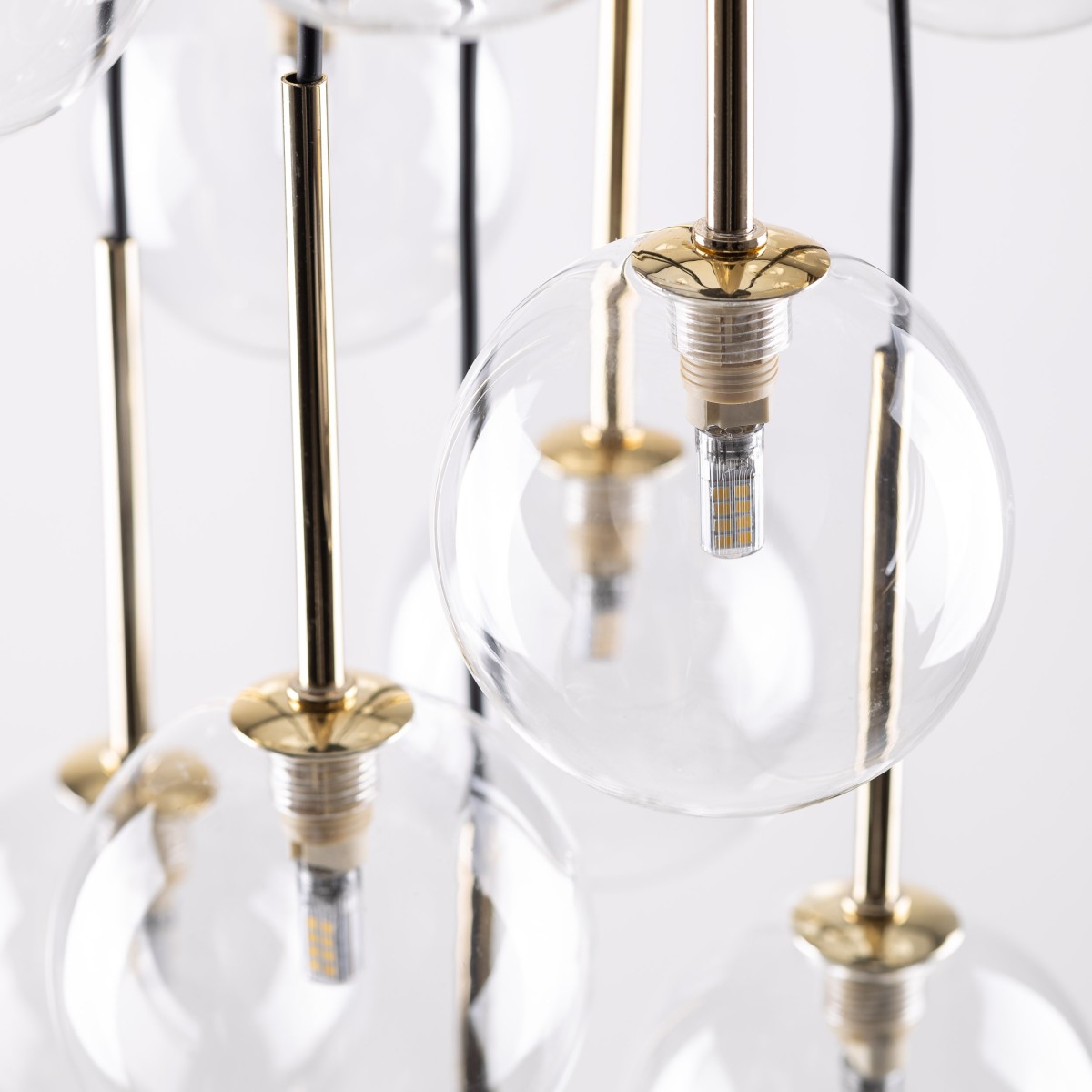 Lampa wisząca TK-Lighting NILOS TKL5945  Lampa sufitowa kolor - złoty - czarny styl Nowoczesny  Glamour