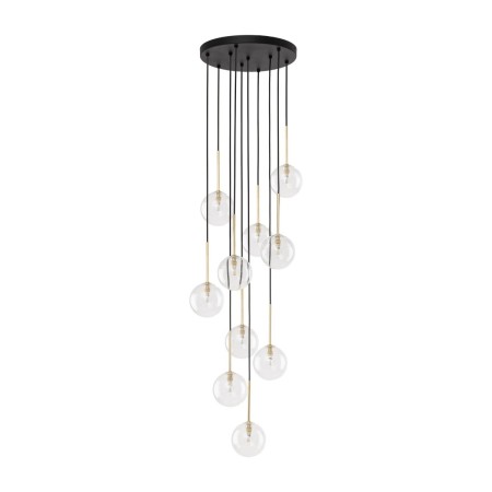 Lampa wisząca TK-Lighting NILOS TKL5944  Lampa sufitowa kolor - złoty - czarny styl Nowoczesny  Glamour