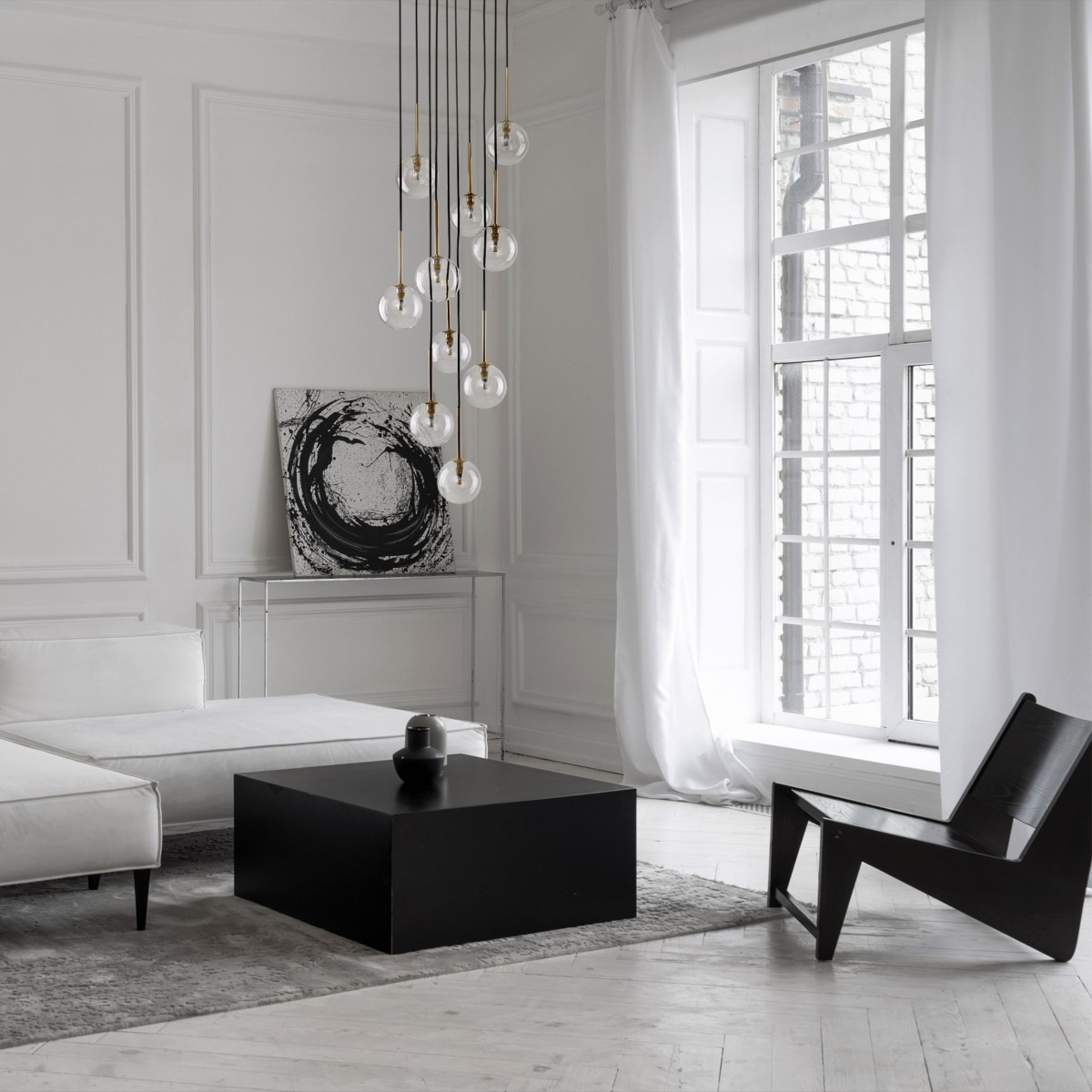 Lampa wisząca TK-Lighting NILOS TKL5944  Lampa sufitowa kolor - złoty - czarny styl Nowoczesny  Glamour