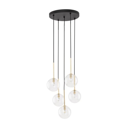Lampa wisząca TK-Lighting NILOS TKL5943  Lampa sufitowa kolor - złoty - czarny styl Nowoczesny  Glamour