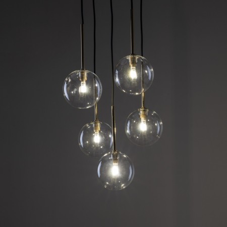 Lampa wisząca TK-Lighting NILOS TKL5943  Lampa sufitowa kolor - złoty - czarny styl Nowoczesny  Glamour