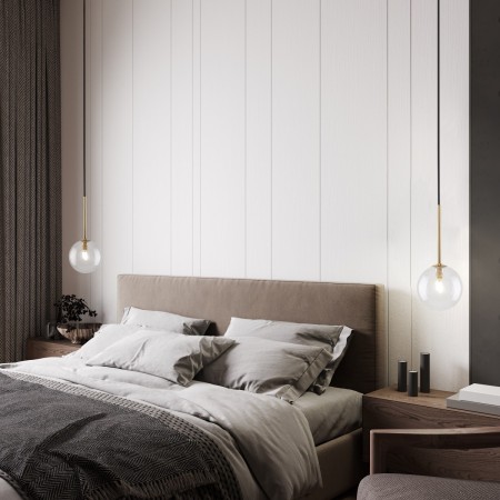 Lampa wisząca TK-Lighting NILOS TKL5941  Lampa sufitowa kolor - złoty - czarny styl Nowoczesny  Glamour