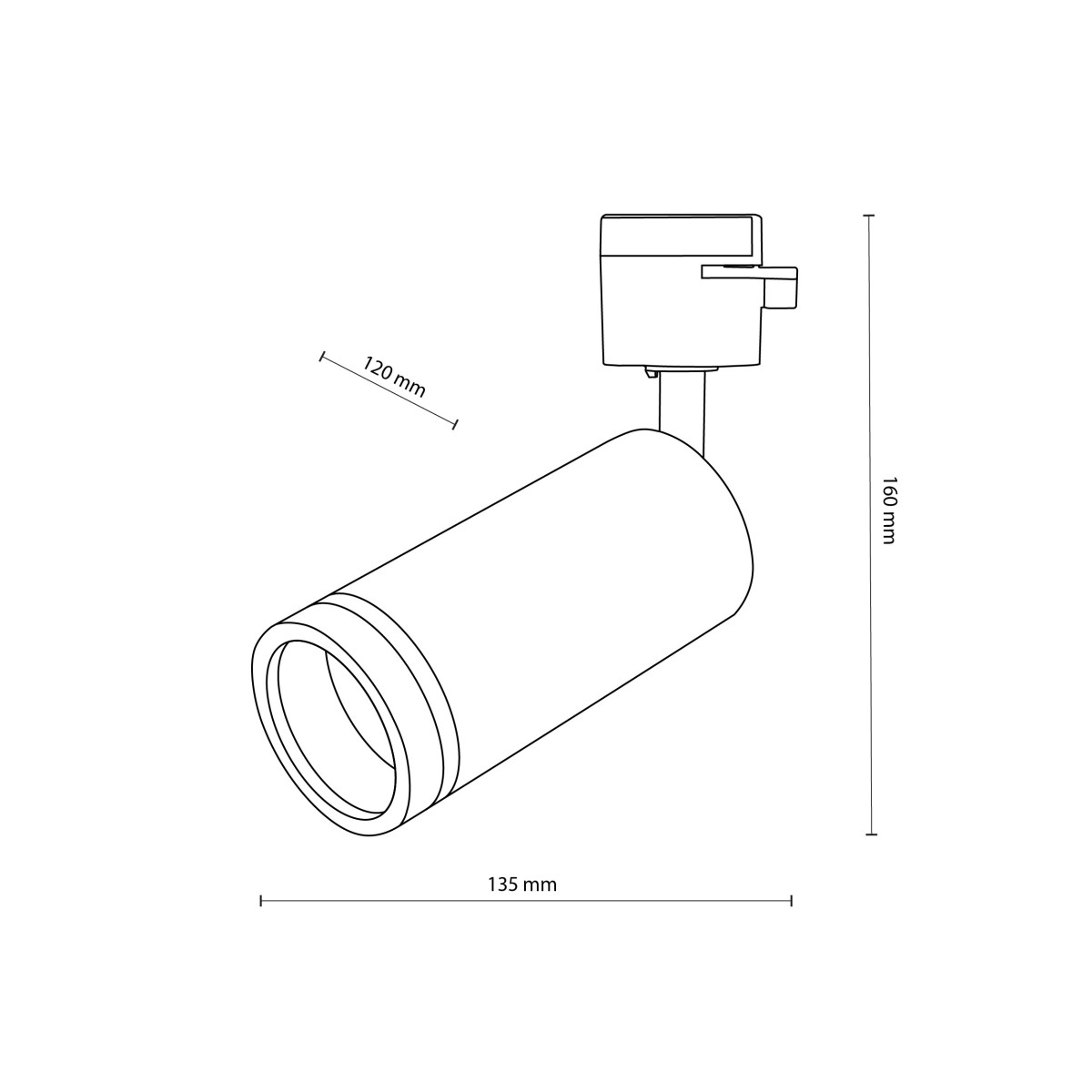 Systemy szynowe TK-Lighting TRACER TKL6898 kolor - biały styl Nowoczesny  Loftowy