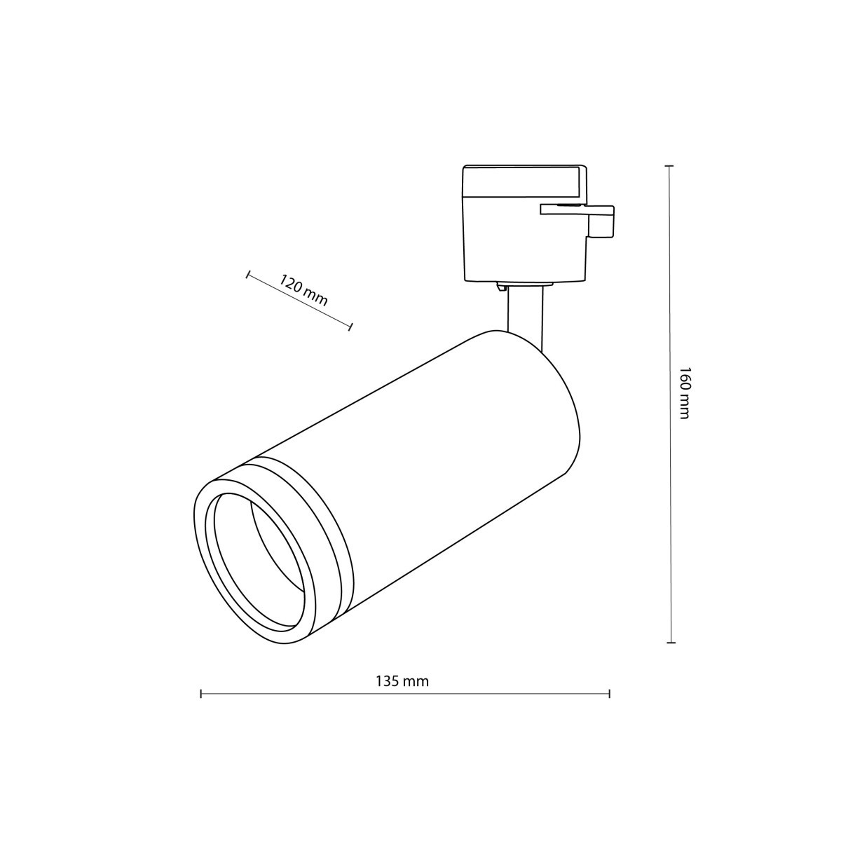 Systemy szynowe TK-Lighting TRACER TKL6898 kolor - biały styl Nowoczesny  Loftowy