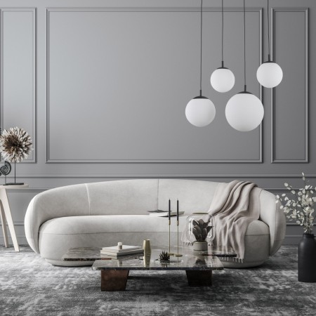 Lampa wisząca TK-Lighting ESME TKL4790  Lampa ścienna kolor - czarny - biały styl Nowoczesny  Glamour