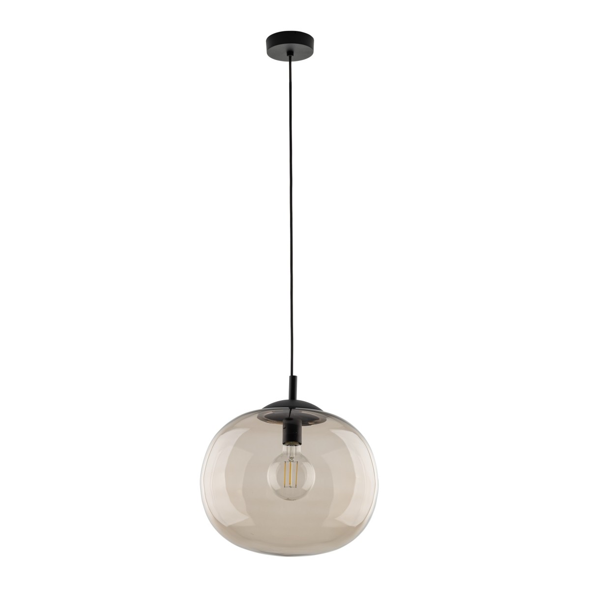 Lampa wisząca TK-Lighting VIBE TKL4703  Lampa sufitowa kolor - czarny - topaz styl Loftowy  Klasyczny