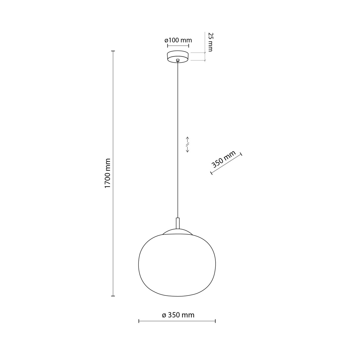 Lampa wisząca TK-Lighting VIBE TKL4804  Lampa sufitowa kolor - czarny - biały styl Nowoczesny  Klasyczny