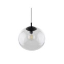 Lampa wisząca TK-Lighting VIBE TKL4817  Lampa sufitowa kolor - czarny - transparentny styl Loftowy  Klasyczny