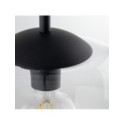 Lampa wisząca TK-Lighting VIBE TKL4817  Lampa sufitowa kolor - czarny - transparentny styl Loftowy  Klasyczny
