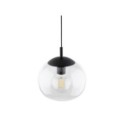 Lampa wisząca TK-Lighting VIBE TKL4818  Lampa sufitowa kolor - czarny - transparentny styl Loftowy  Klasyczny
