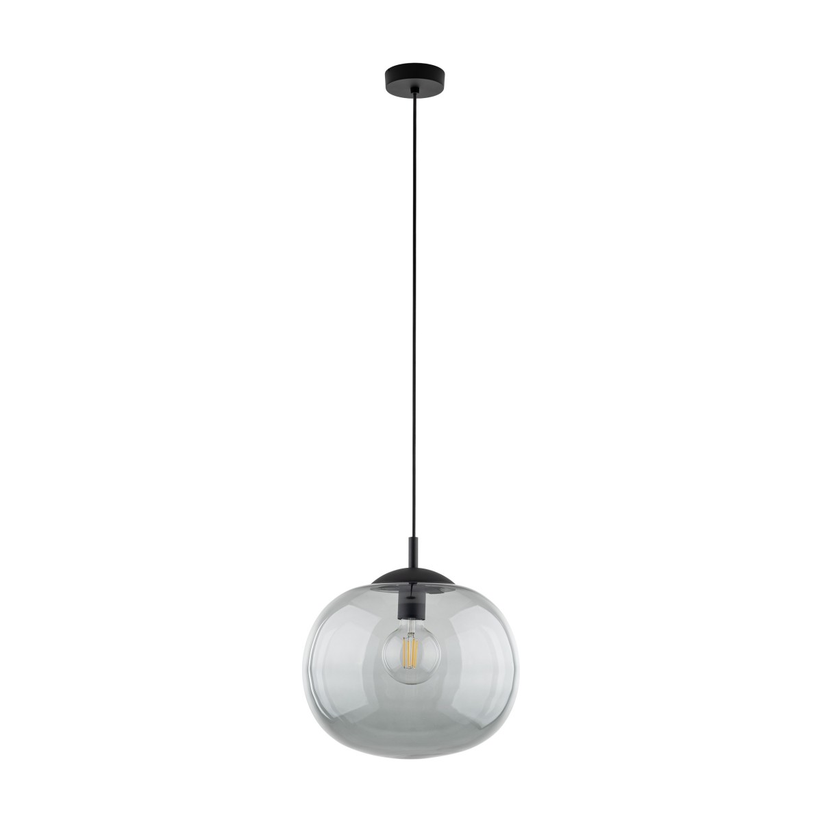 Lampa wisząca TK-Lighting VIBE TKL4972  Lampa sufitowa kolor - czarny - grafitowy styl Nowoczesny  Loftowy