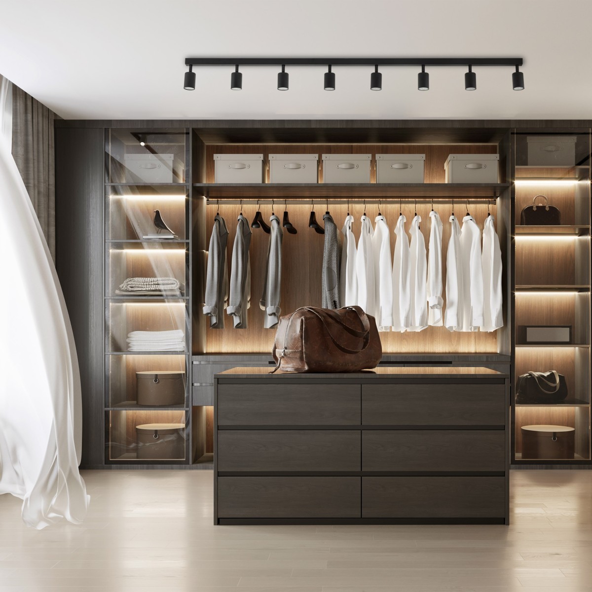 Lampa sufitowa TK-Lighting TOP TKL6179  Lampa ścienna kolor - czarny styl Nowoczesny  Loftowy