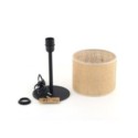 Lampka nocna TK-Lighting JUTA TKL5552 kolor - czarny - juta styl Klasyczny  Boho