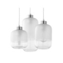 Lampa wisząca TK-Lighting MARCO TKL3357  Lampa sufitowa kolor - biały - transparentny styl Nowoczesny