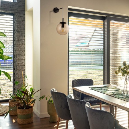 Lampa ścienna TK-Lighting ESME TKL5389  Kinkiet kolor - czarny - brązowy styl Nowoczesny  Glamour