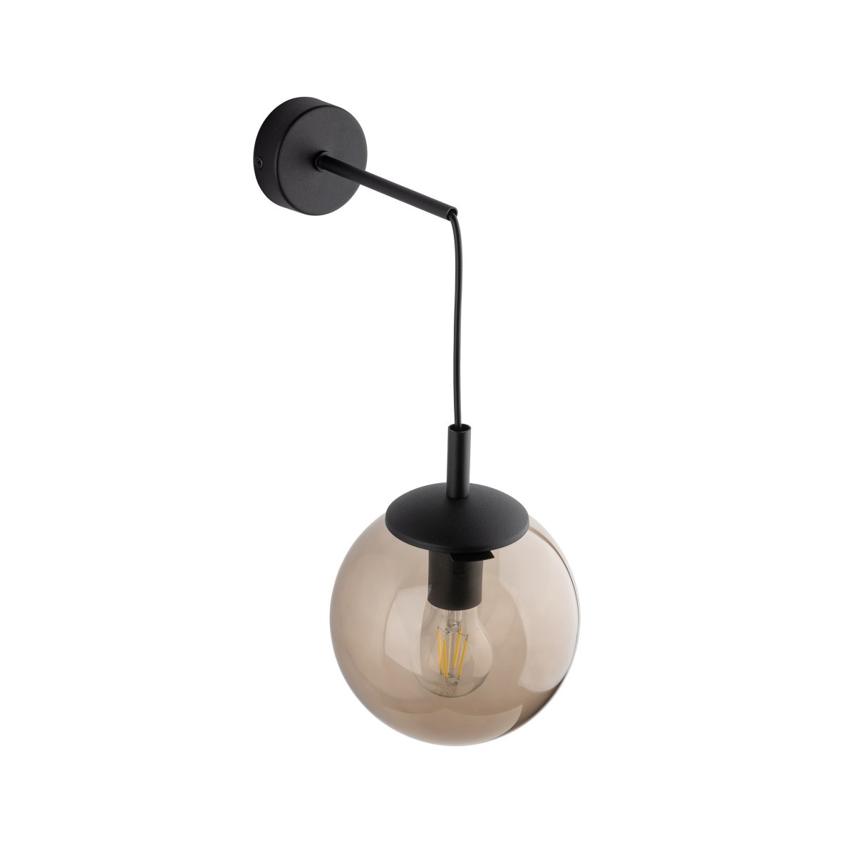 Lampa ścienna TK-Lighting ESME TKL5389  Kinkiet kolor - czarny - brązowy styl Nowoczesny  Glamour
