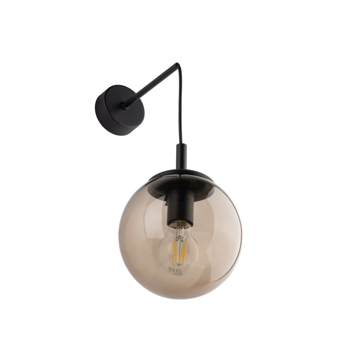 Lampa ścienna TK-Lighting ESME TKL5389  Kinkiet kolor - czarny - brązowy styl Nowoczesny  Glamour