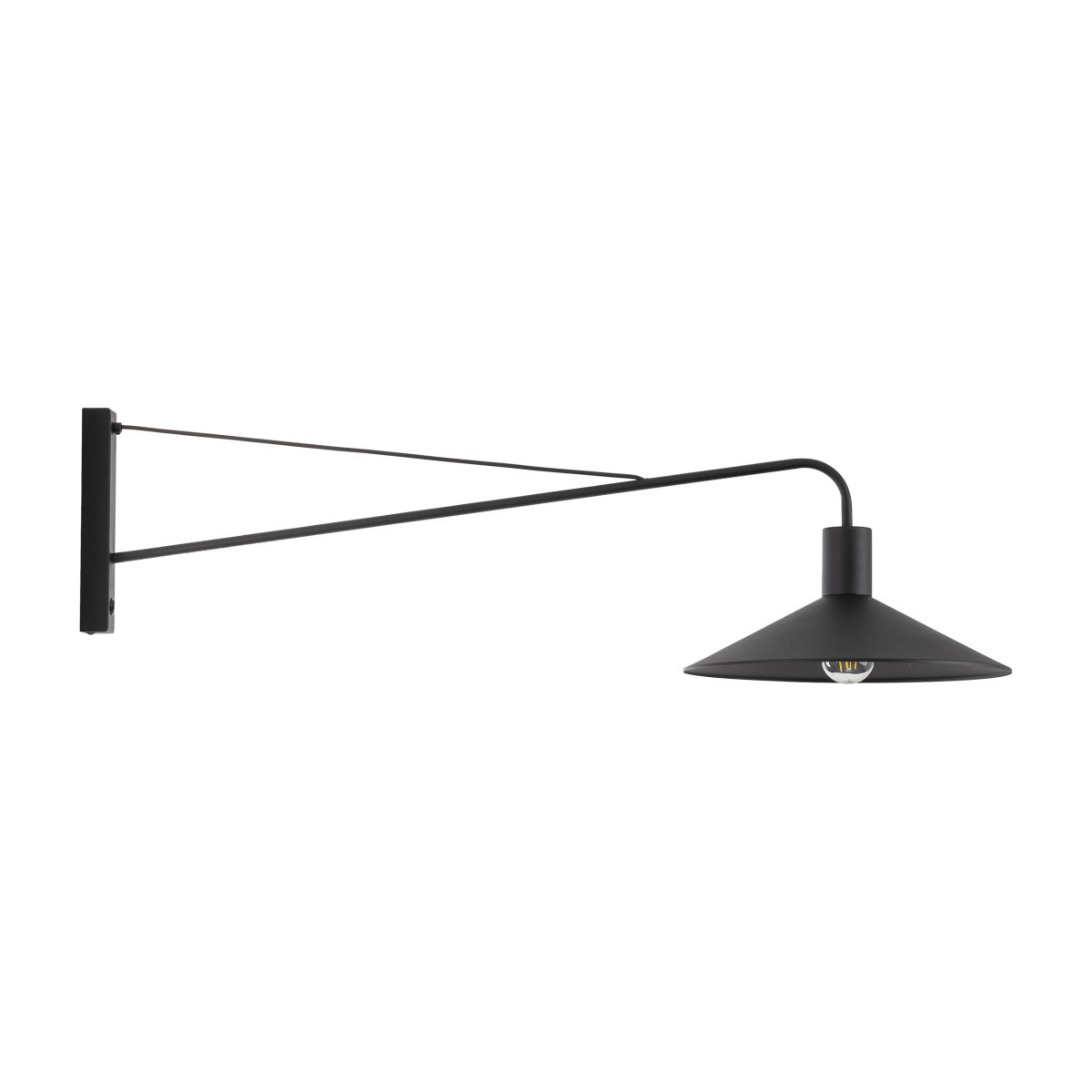 Lampa ścienna TK-Lighting JUMP TKL6638  Kinkiet kolor - czarny styl Nowoczesny  Loftowy