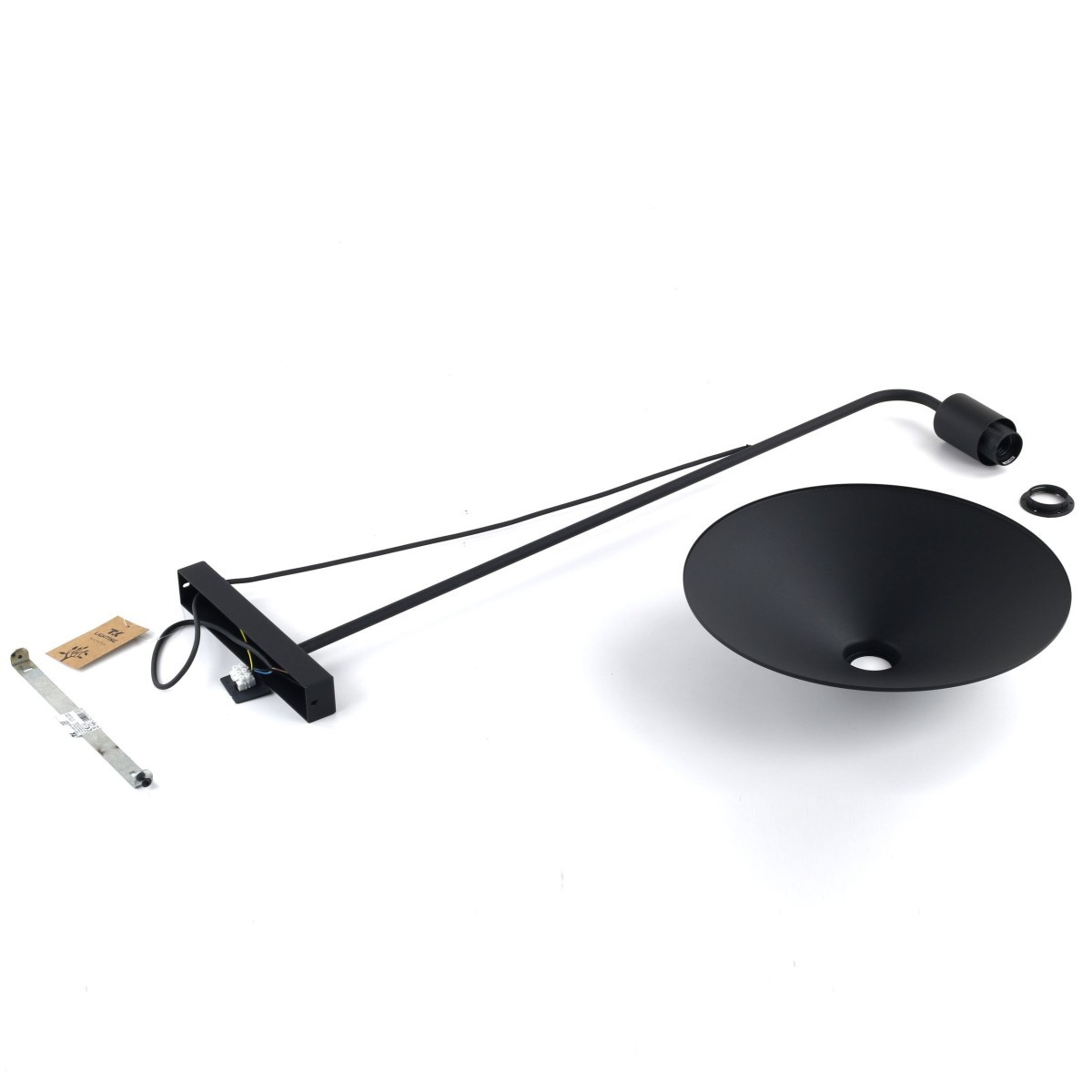 Lampa ścienna TK-Lighting JUMP TKL6638  Kinkiet kolor - czarny styl Nowoczesny  Loftowy