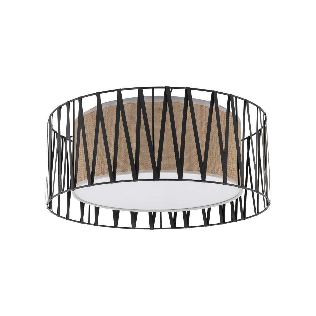 Lampa sufitowa TK-Lighting HARMONY TKL5940 kolor - biały - juta styl Nowoczesny  Klasyczny