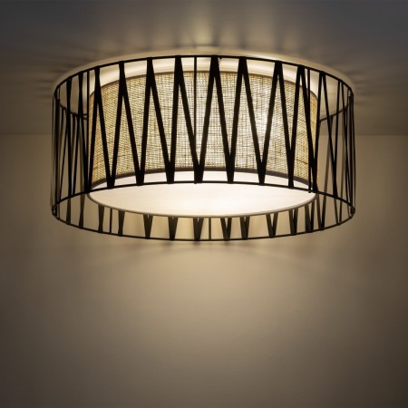 Lampa sufitowa TK-Lighting HARMONY TKL5940 kolor - biały - juta styl Nowoczesny  Klasyczny