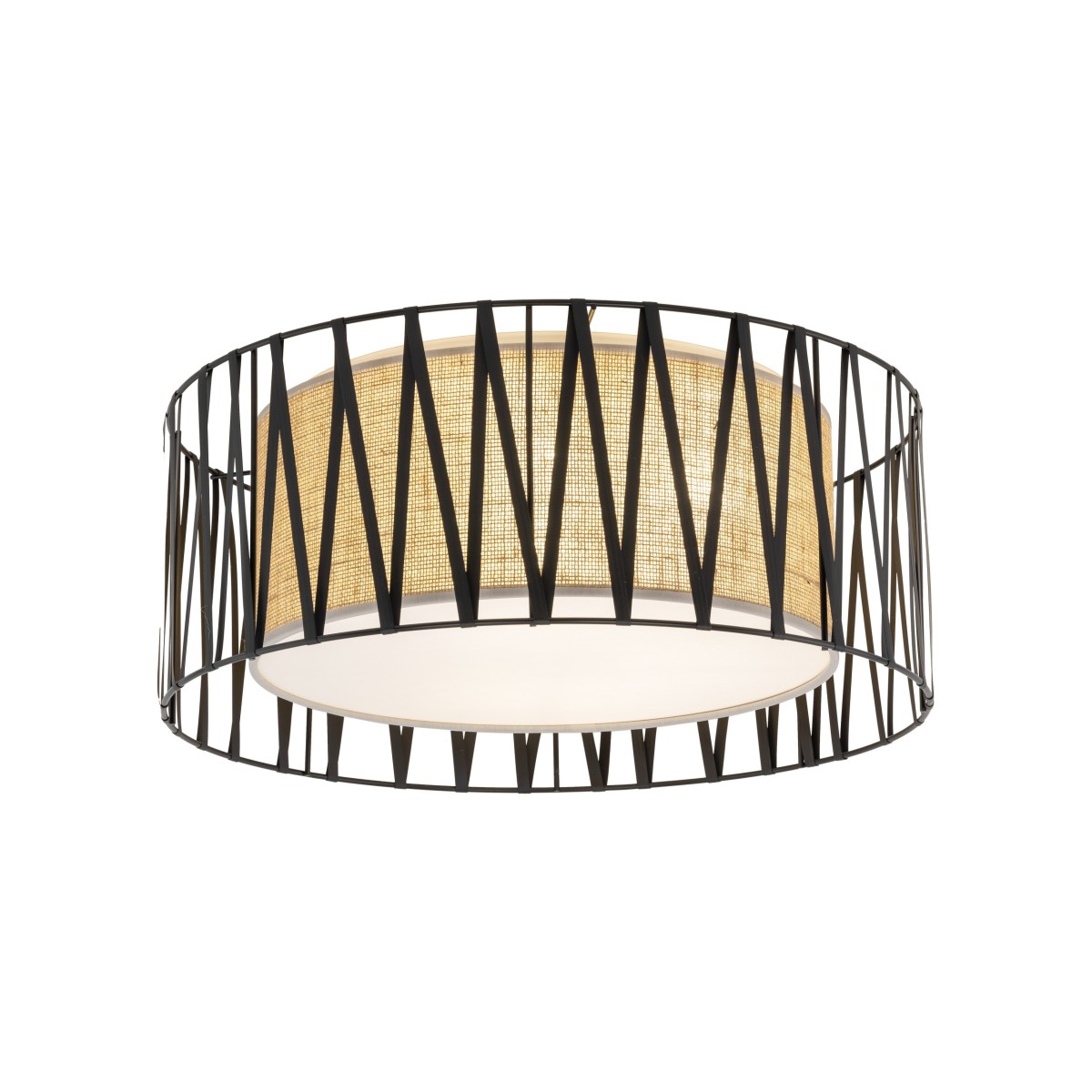 Lampa sufitowa TK-Lighting HARMONY TKL5940 kolor - biały - juta styl Nowoczesny  Klasyczny