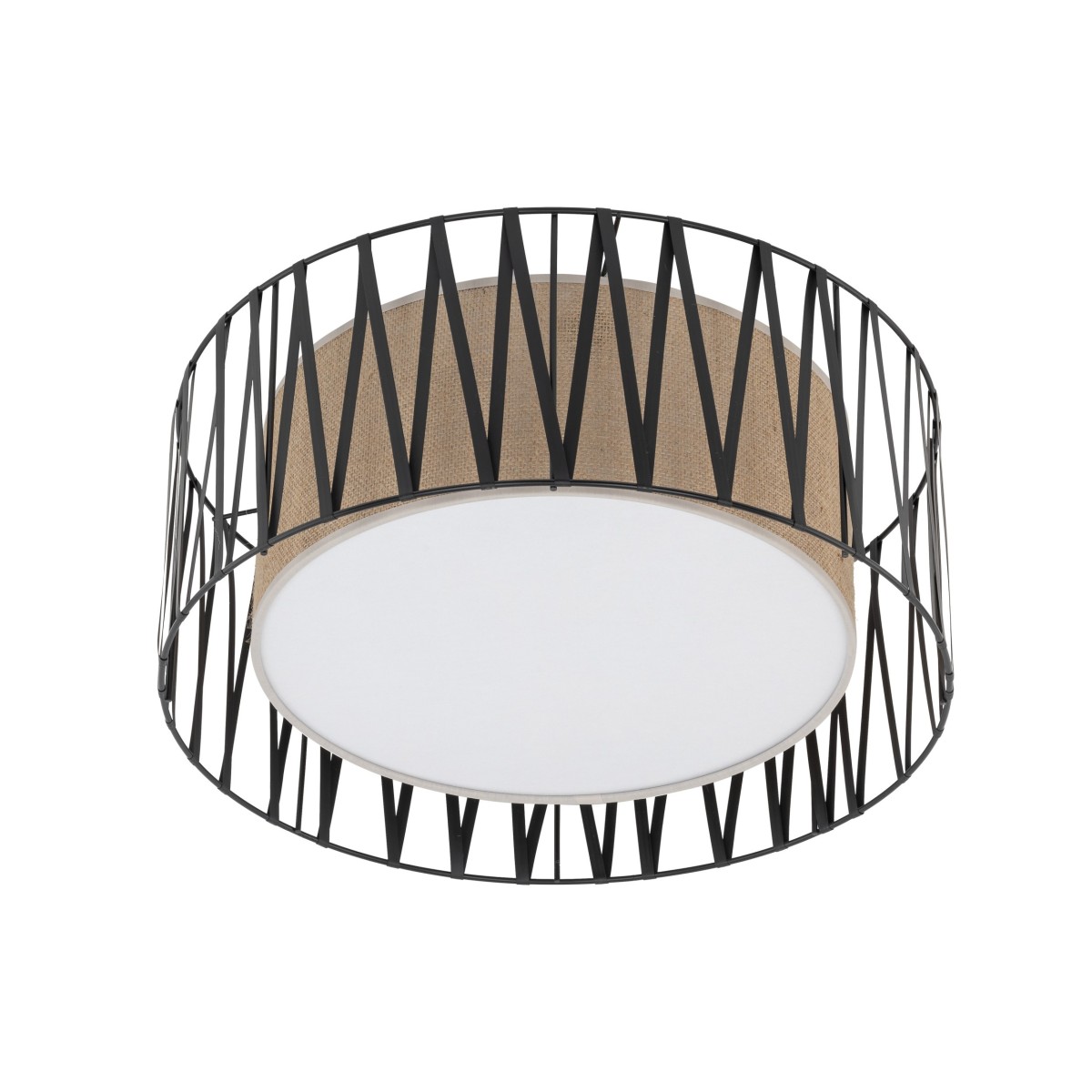 Lampa sufitowa TK-Lighting HARMONY TKL5940 kolor - biały - juta styl Nowoczesny  Klasyczny