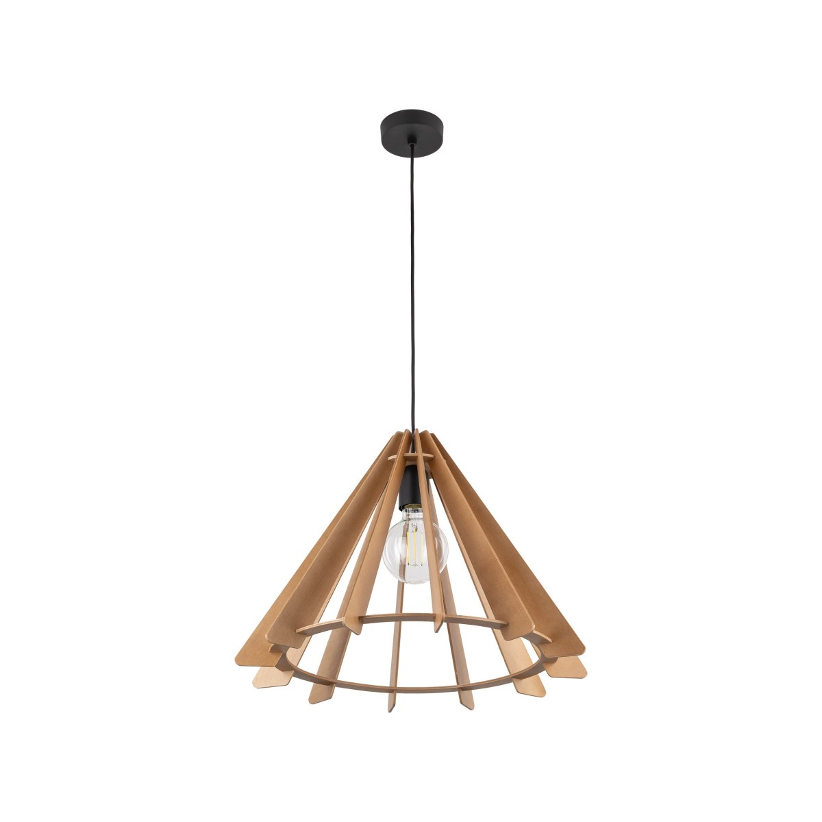 Lampa wisząca TK-Lighting ERIS TKL6586  Lampa sufitowa kolor - Brązowy styl Nowoczesny  Boho