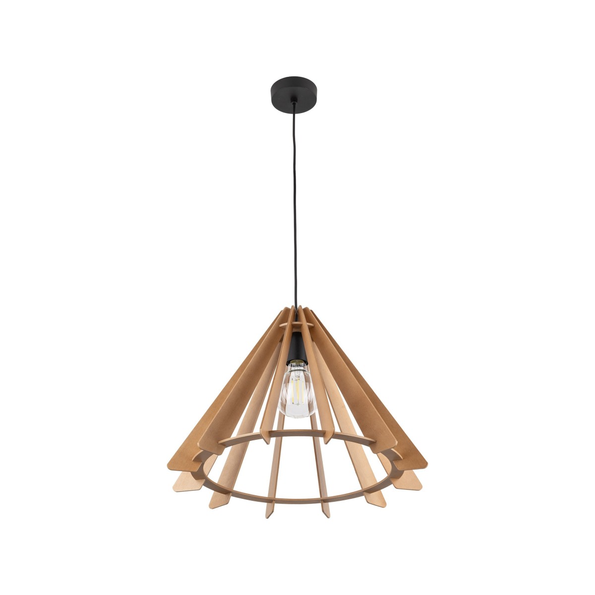 Lampa wisząca TK-Lighting ERIS TKL6586  Lampa sufitowa kolor - Brązowy styl Nowoczesny  Boho