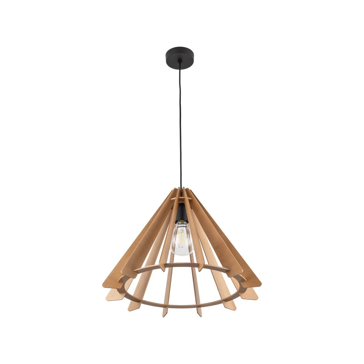 Lampa wisząca TK-Lighting ERIS TKL6586  Lampa sufitowa kolor - Brązowy styl Nowoczesny  Boho
