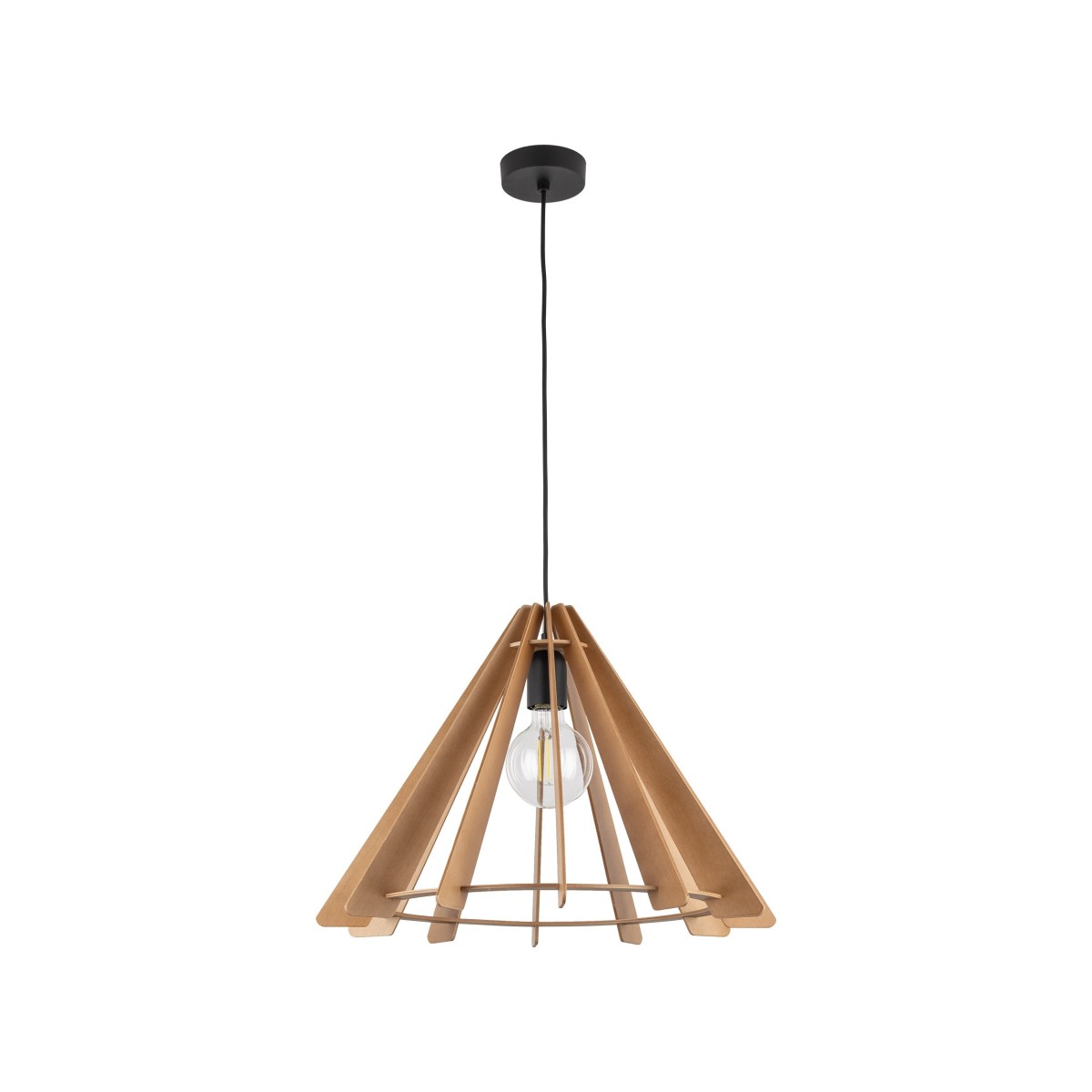 Lampa wisząca TK-Lighting ERIS TKL6586  Lampa sufitowa kolor - Brązowy styl Nowoczesny  Boho