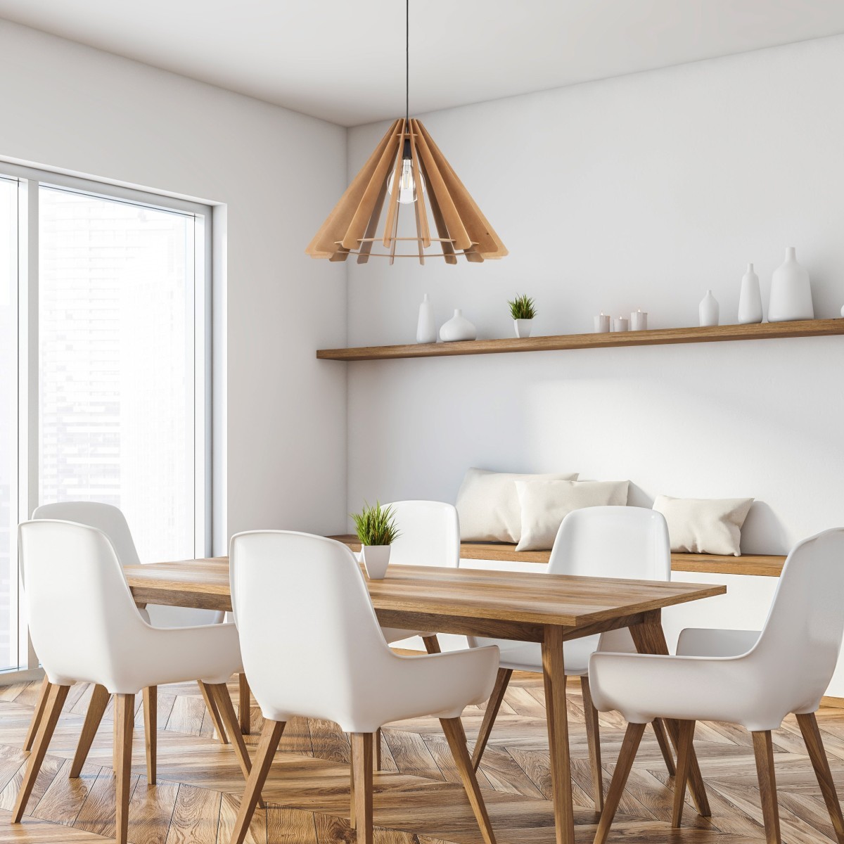 Lampa wisząca TK-Lighting ERIS TKL6611  Lampa sufitowa kolor - czarny styl Nowoczesny  Boho