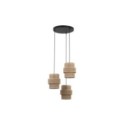 Lampa wisząca TK-Lighting CALISTO TKL6098 kolor - czarny - juta styl Nowoczesny  Boho