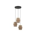 Lampa wisząca TK-Lighting CALISTO TKL6098 kolor - czarny - juta styl Nowoczesny  Boho