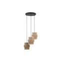 Lampa wisząca TK-Lighting CALISTO TKL6098 kolor - czarny - juta styl Nowoczesny  Boho