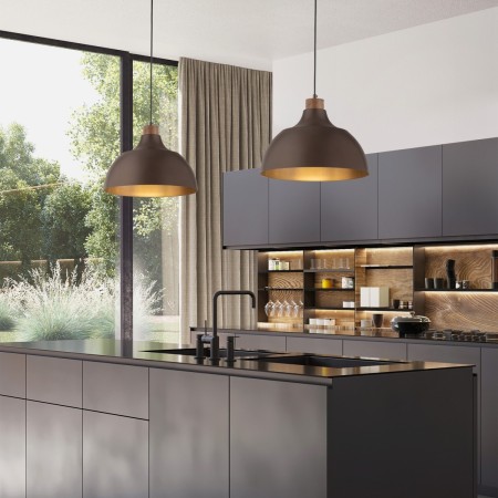 Lampa wisząca TK-Lighting CAP TKL6926  Lampa sufitowa kolor - brązowy - sosna styl Nowoczesny  Rustykalny