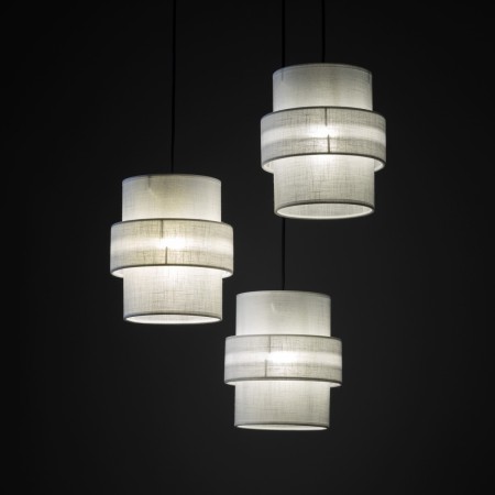 Lampa wisząca TK-Lighting CALISTO TKL6018 kolor - czarny - biały styl Nowoczesny  Loftowy