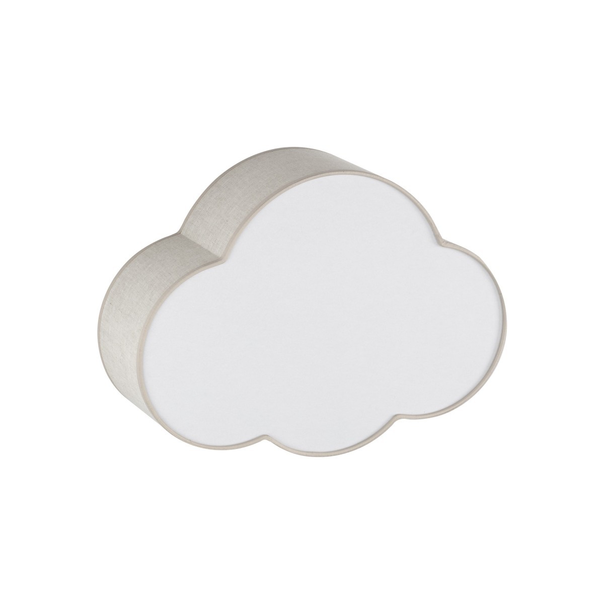 Lampa sufitowa TK-Lighting CLOUD TKL10006 kolor - biały - len styl Nowoczesny  Boho