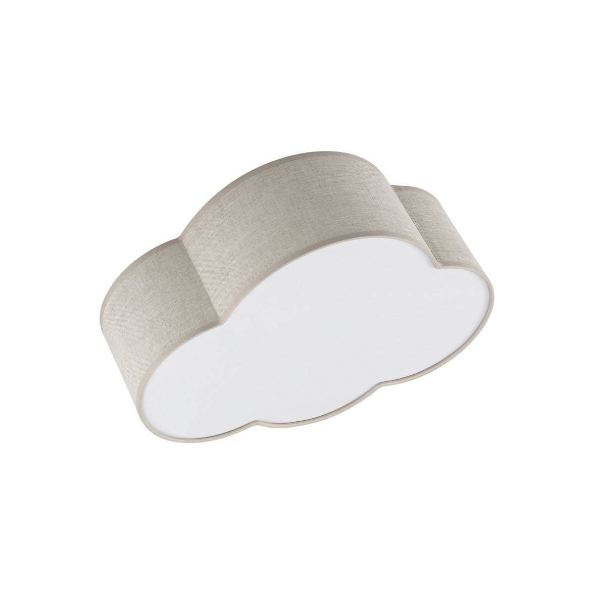 Lampa sufitowa TK-Lighting CLOUD TKL10006 kolor - biały - len styl Nowoczesny  Boho