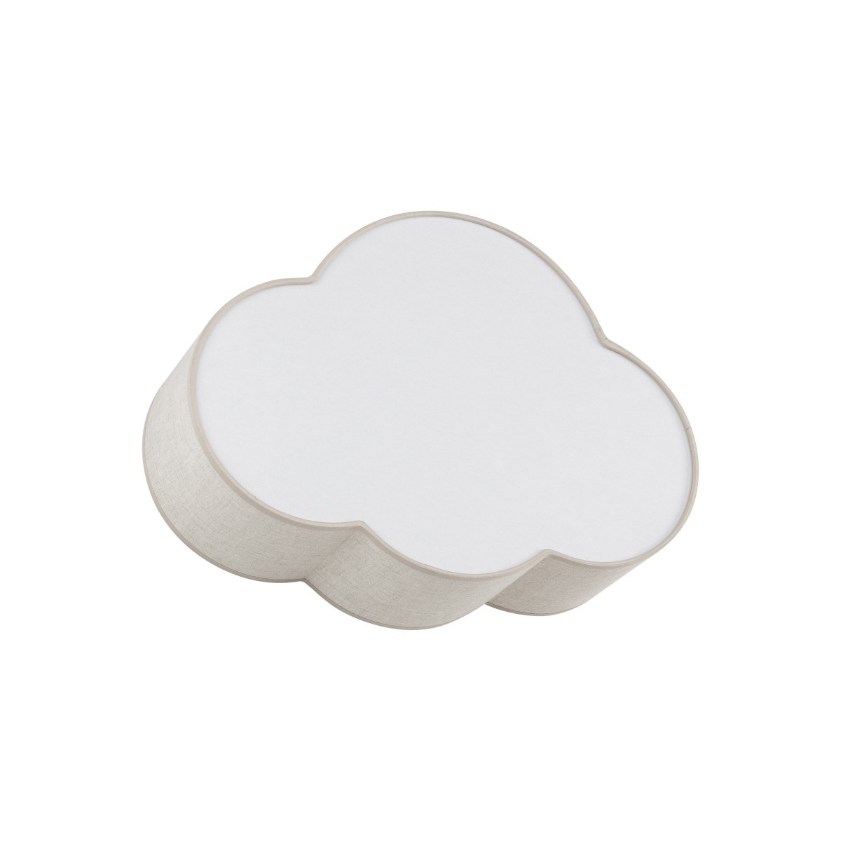 Lampa sufitowa TK-Lighting CLOUD TKL10006 kolor - biały - len styl Nowoczesny  Boho