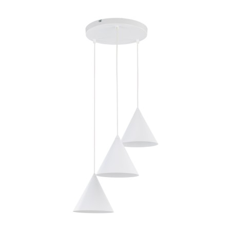 Lampa wisząca TK-Lighting CONO TKL10012  Lampa sufitowa kolor - biały styl Nowoczesny  Rustykalny